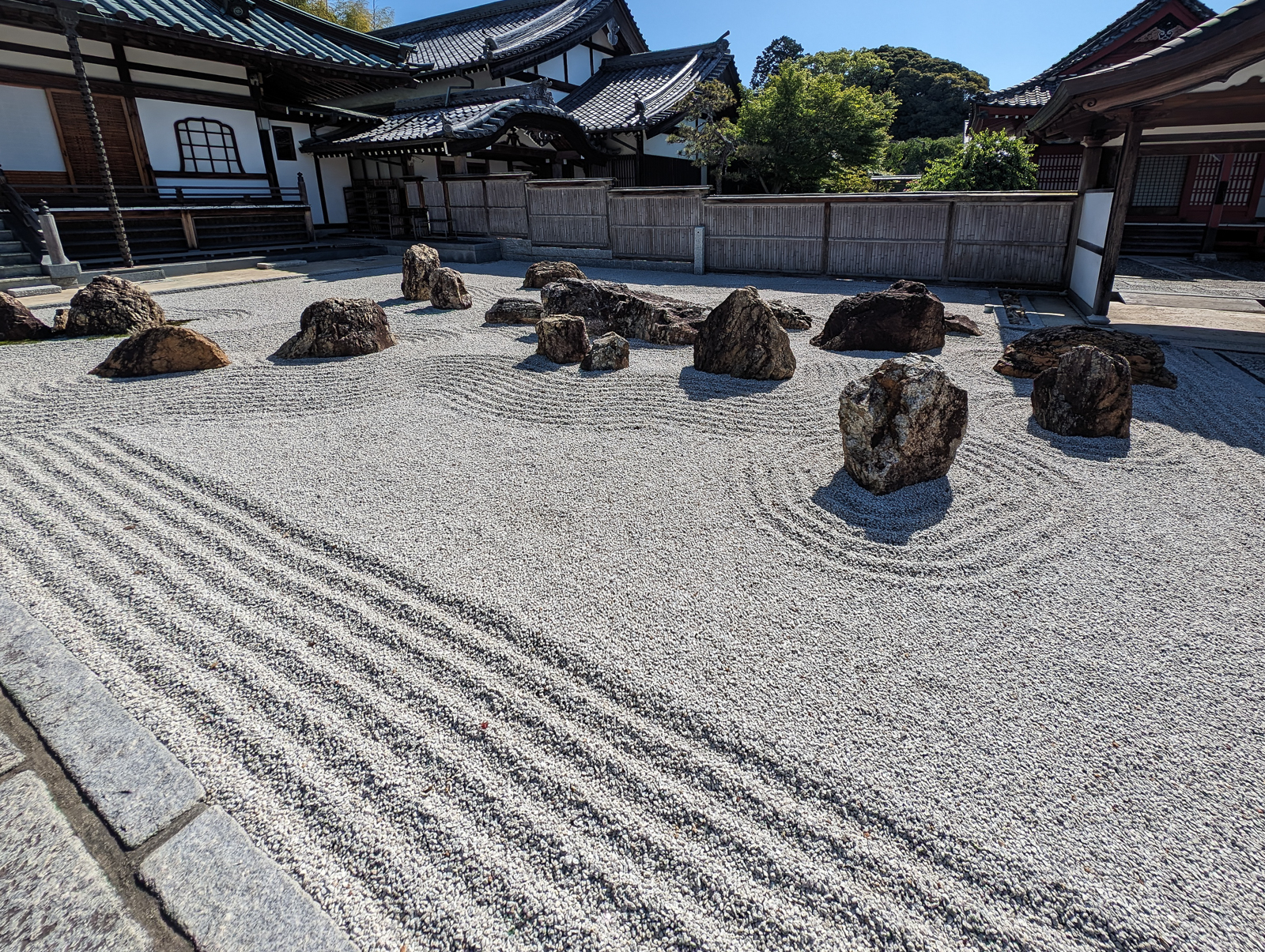 龍雲時の枯山水